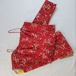 EUC Vintage Flores & Flores Silk Corset & Kimono Style Jacket Set Size 4